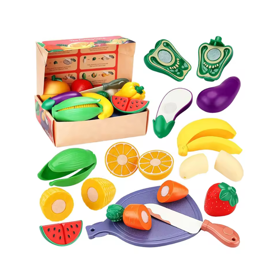 Educatief Montessori Houten Fruitsnijset – Miloleafs