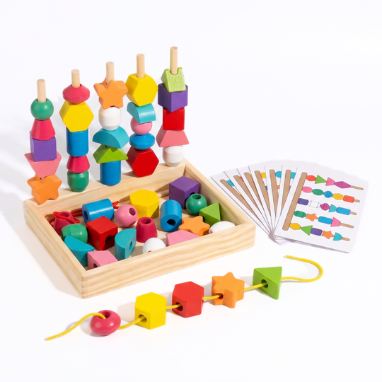 PatternPlay – Montessori Kleuren & Vorm Blokken