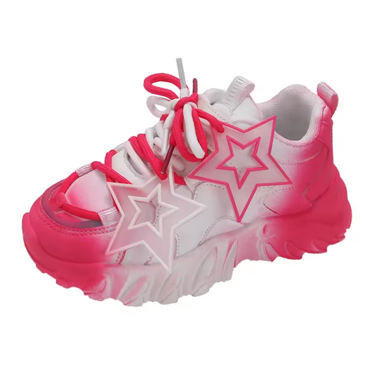 StarRun™ – Chunky Sneakers met Ster Decor voor Kinderen