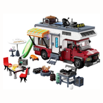 CamperLux™ – 880-delige Luxe Camper Bouwset – Inclusief Verlichting & DIY Model