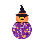 PumpkinPlay™ – DIY Halloween Pompoen Knutselset – Educatief Peuterspeelgoed in Vilt