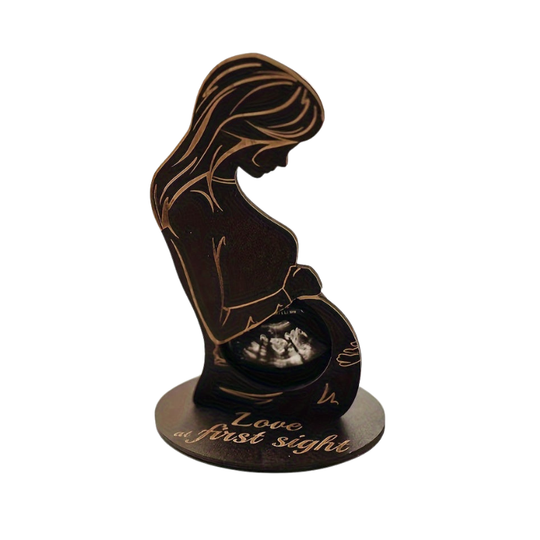 HeartPrint™ – Houten Baby Echo Fotolijst