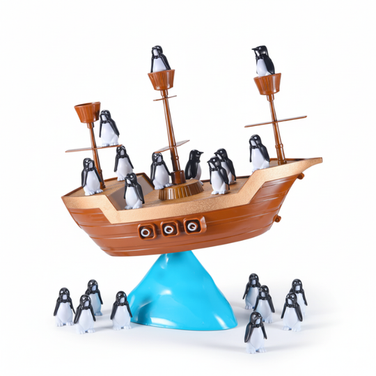 PenguinPlank™ – Pinguïn Piratenschip Balansspel