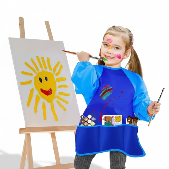 ArtGuard™ – Artistiek Kinder Schort – Wasbaar & Verstelbaar