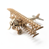 SkyCraft – 3D Houten Vintage DIY Vliegtuig Puzzel