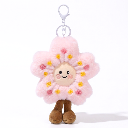 SakuraCuddle – Bloem Knuffel Sleutelhanger