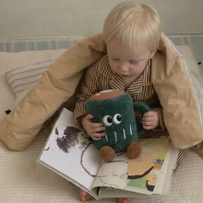 LatteBuddy – Koffiebeker Knuffel van Zacht Pluche