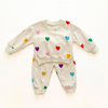 CozyHearts – Baby Trainingspak met Hartjesprint