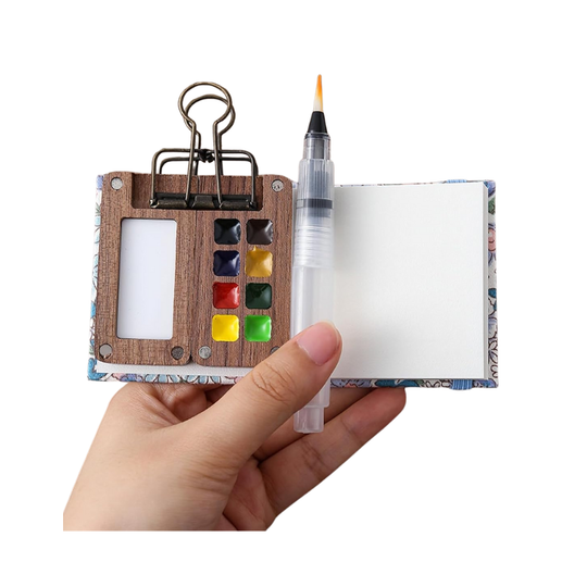 TinyPainter™ – Mini Mobiele Aquarelset – Creatief Schilderen Onderweg