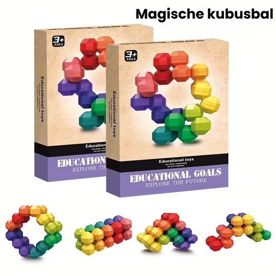ShapeShift™ – Magic Cube 3D Puzzel – Educatief DIY Vormenspel