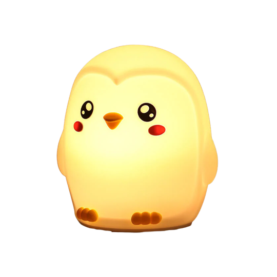 PenguinGlow™ – Schattig Squishy Silicone LED Nachtlampje – USB Oplaadbaar