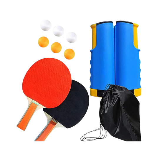 TableTopFun™ – Draagbare Ping Pong Set voor Overal – Speel en Daag Uit
