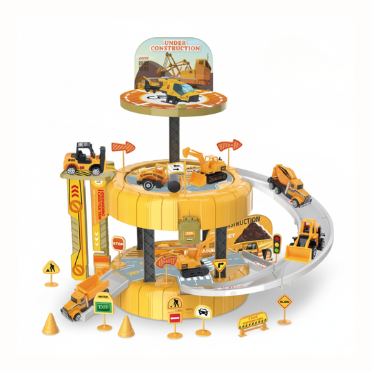 TrackTown™ – 38-delig Parkeergarage & Racebaan Speelset