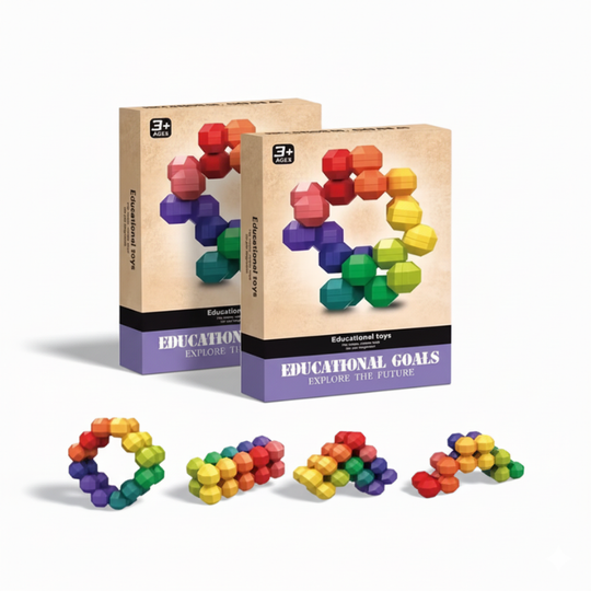 ShapeShift™ – Magic Cube 3D Puzzel – Educatief DIY Vormenspel