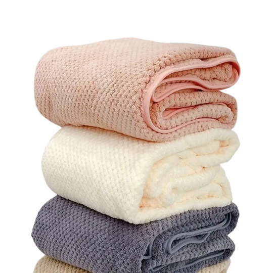 CozyWrap™ – Zachte Fleece Badhanddoek Kids & Volwassenen