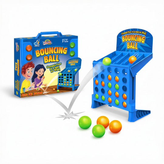 Bounce4™ – Connect 4 Stuiterbal Spel