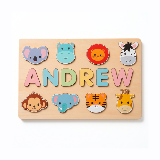 NamePuzzle – Gepersonaliseerde Houten Naampuzzel