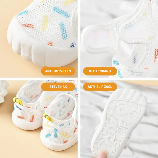 HappyWalk™ – Lichtgewicht Babyschoenen Ademend & Flexibel