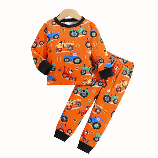 SpeedyDream™ – Jongens Pyjama Set – Auto Print & Comfortabel