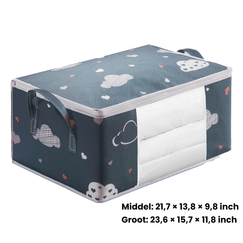 SmartStorage™ – Grote Opbergzak voor Kleding & Babydekens – Praktisch & Duurzaam
