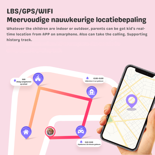 MoonyWatch™  – Veilige Kinder GPS Horloge – Slimme Communicatie & Locatie