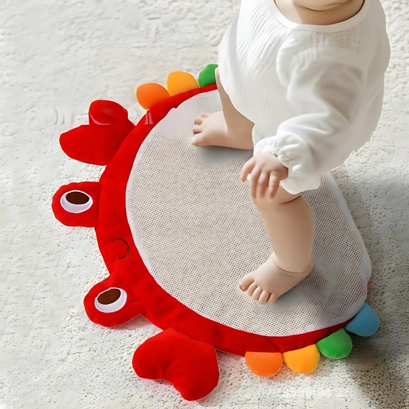 TinyBalance™ – Zachte Loopmat met Textuur – Sensorisch Speelkleed voor Peuters
