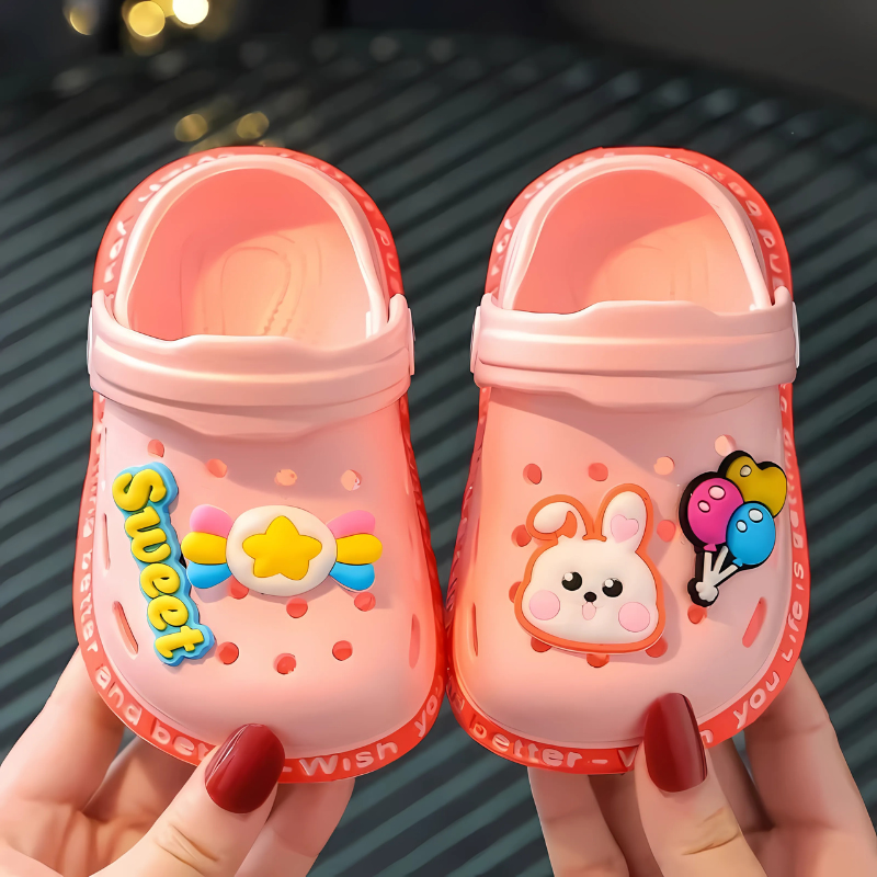 FunToes™ – Speelse Slip-on Clogs – Comfortabele Peuter Zomerschoenen