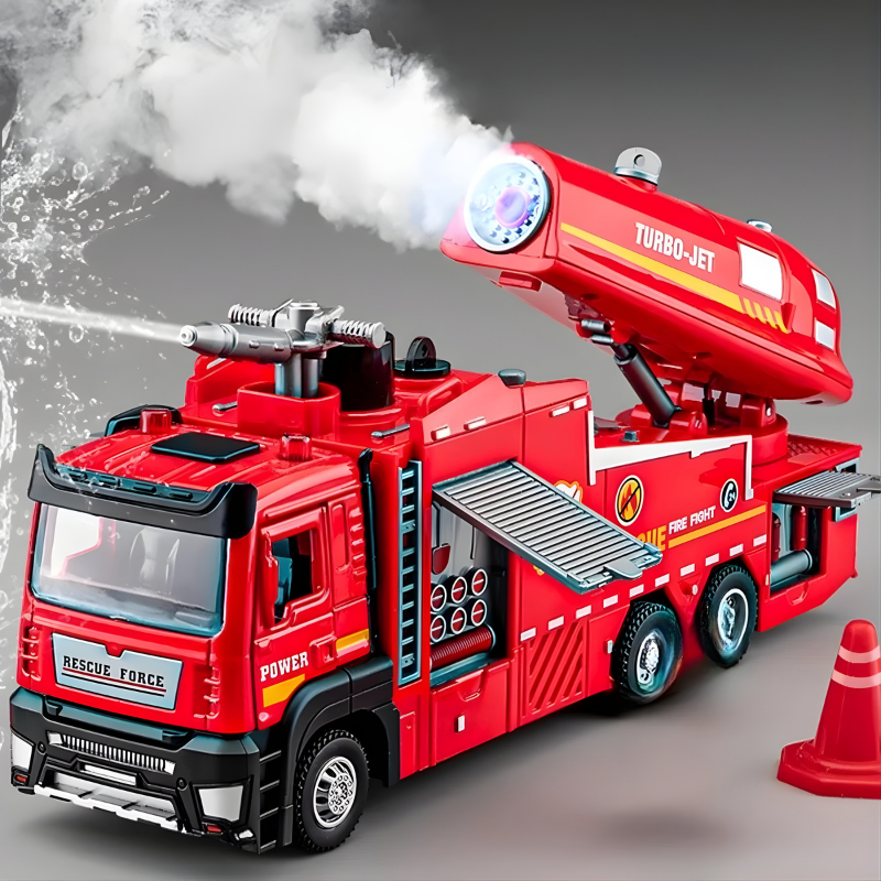 BlazeRescue – Interactieve Brandweerwagen met Licht en Geluid