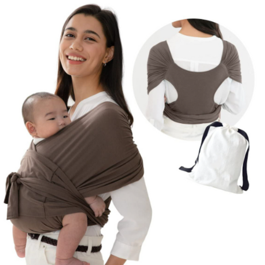 BabyHug™  Rugondersteunende Baby Draagdoek