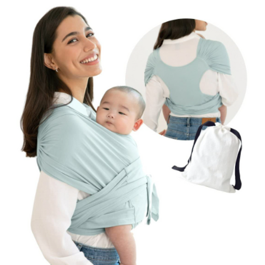 BabyHug™  Rugondersteunende Baby Draagdoek