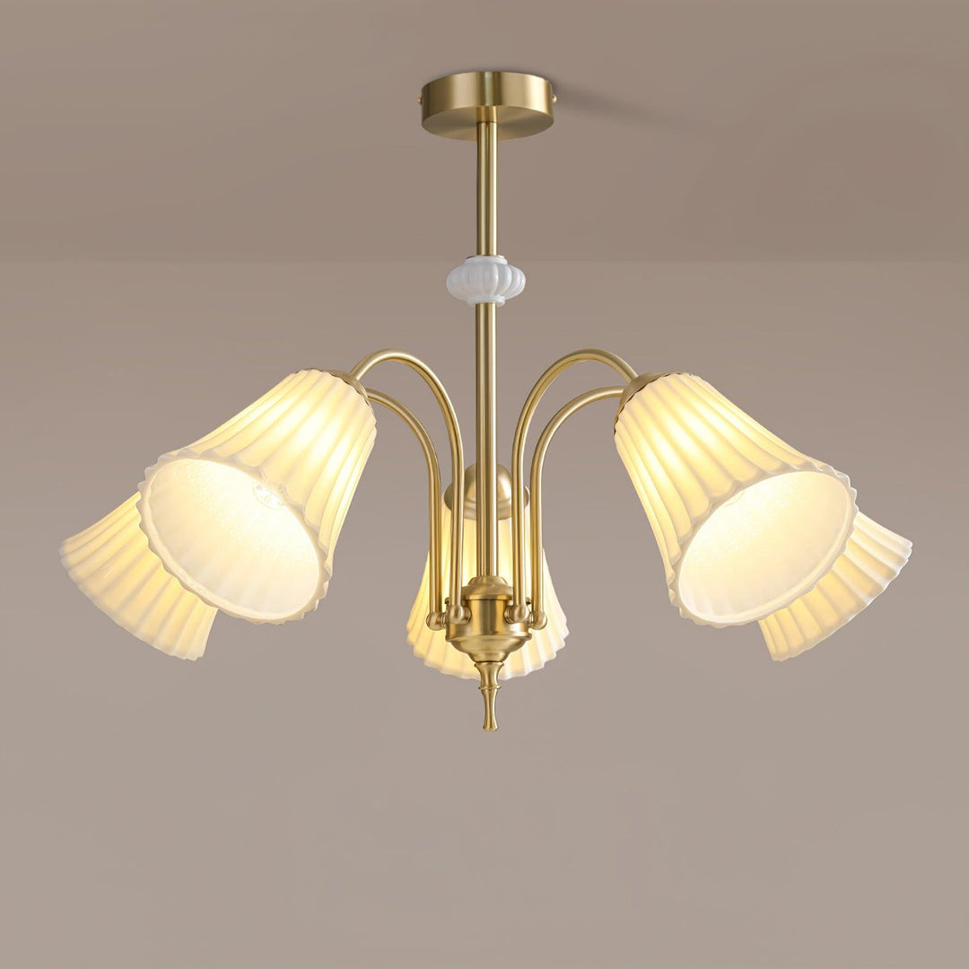 Gouden keramische kroonluchter babykamer