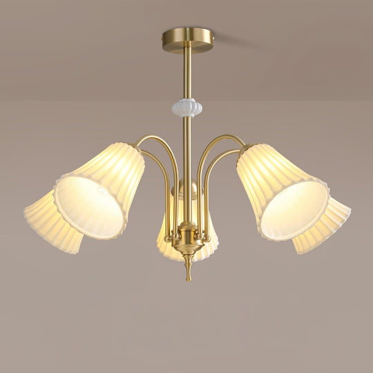 Gouden keramische kroonluchter babykamer