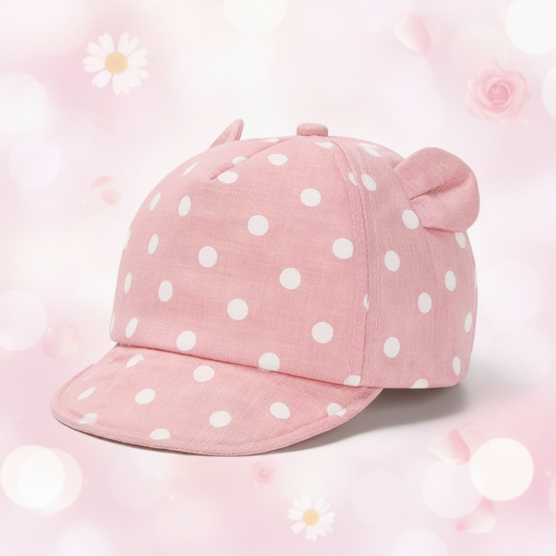 PolkaPip kinder pet roze stippen - Milo & Moon