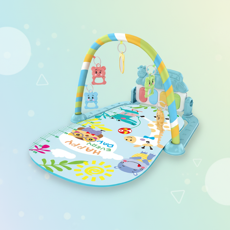 MelodieMat baby speelkleed blije nijlpaard - Milo & Moon