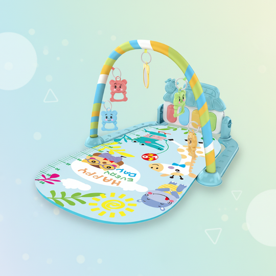 MelodieMat baby speelkleed blije nijlpaard - Milo & Moon