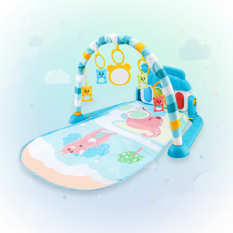 MelodieMat baby speelkleed neushoorn - Milo & Moon