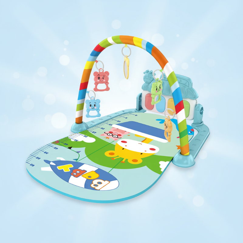 MelodieMat baby speelkleed raket beer - Milo & Moon