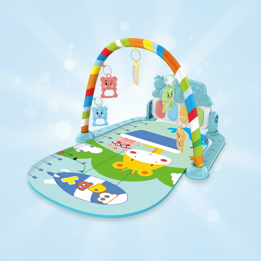 MelodieMat baby speelkleed raket beer - Milo & Moon