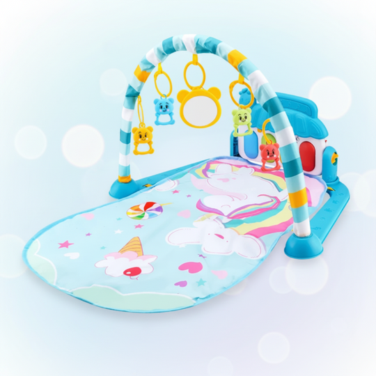MelodieMat baby speelkleed regenboog konijn - Milo & Moon
