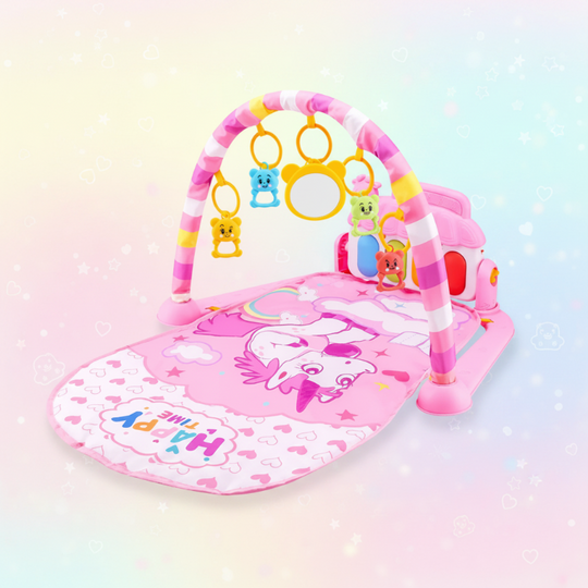 MelodieMat baby speelkleed roze eenhoorn - Milo & Moon
