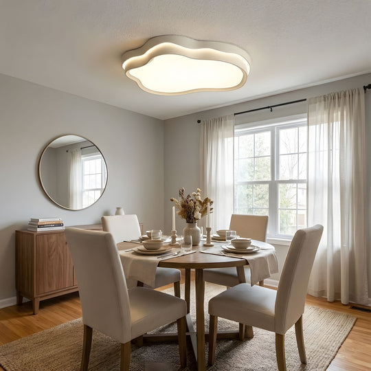 Witte wolk LED plafonnière babykamer