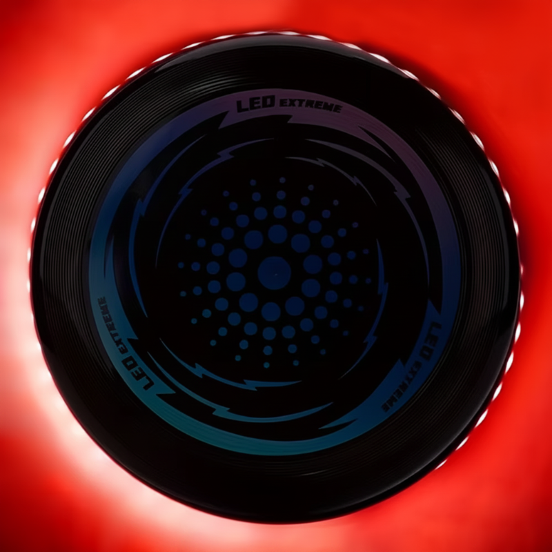 LumiDisc LED frisbee rood - Milo & Moon