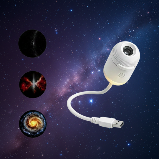 StarDrift LED galaxy lamp Misty Trio - Milo & Moon