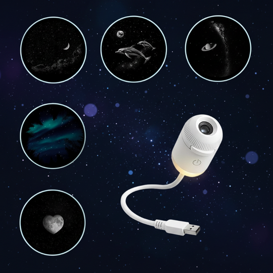 StarDrift LED galaxy lamp Aurora-gloed - Milo & Moon