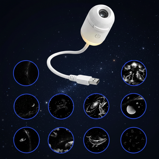 StarDrift LED galaxy lamp Sterrennacht - Milo & Moon