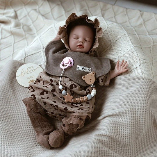 LittleWild – Katoenen Baby Romper met Muts