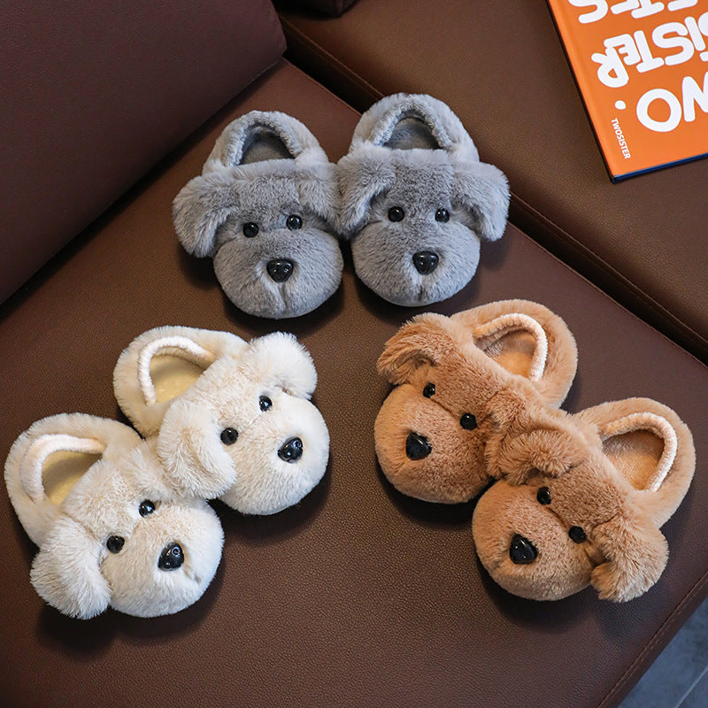 FluffyPup – Pluche Puppy Pantoffels