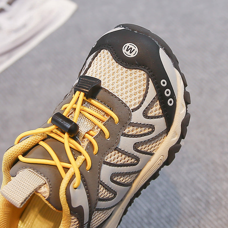 TrailFlex – Ademend Kinder Sneakers met Antislip Zool en Elastische Sluiting