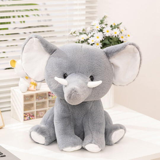 SleepyEle – Zittende Baby Olifant Knuffel