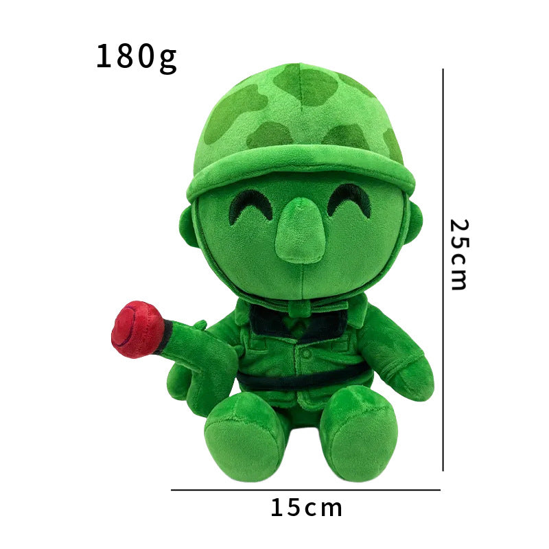 <font dir="auto" style="vertical-align: inherit;"><font dir="auto" style="vertical-align: inherit;">Périphériques de jeu en peluche Custom Mini Royale, poupées en peluche Green Warrior, cadeaux, jouets et poupées.</font></font>